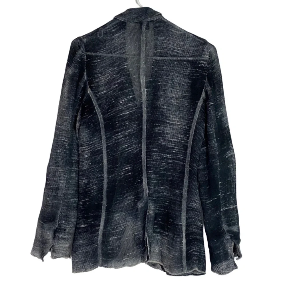 Avant Toi Washed Effect Knit Linen Flax Luxury Blazer Light Weight Men’s Small - Picture 2 of 16
